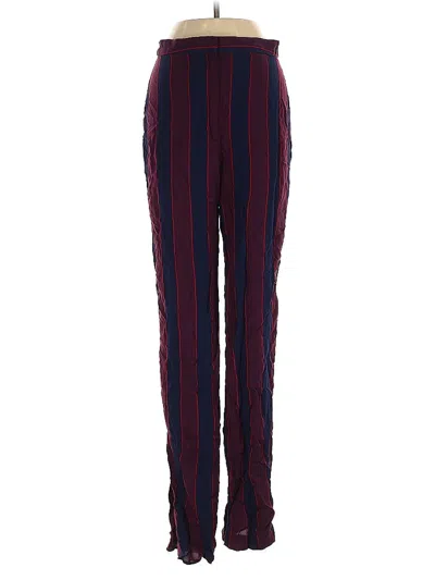 Pre-owned Express Casual Pants In Burgundy