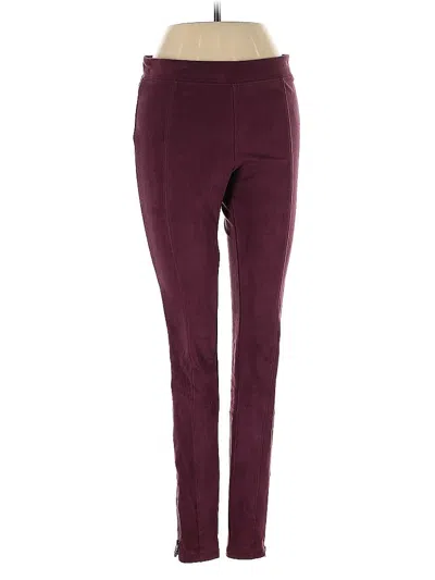 Pre-owned Express Casual Pants In Burgundy