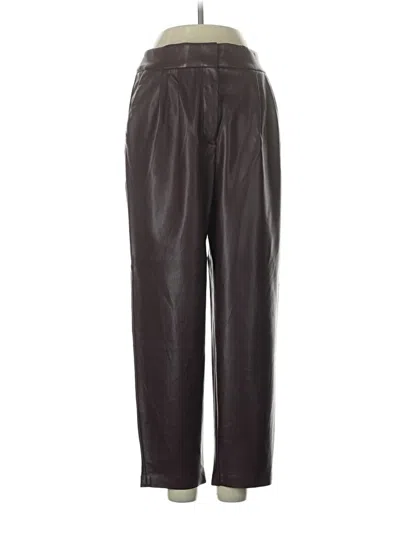Pre-owned Express Casual Pants In Burgundy