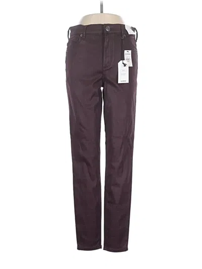 Express Casual Pants In Burgundy