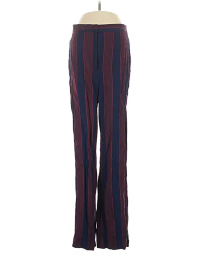 Pre-owned Express Casual Pants In Burgundy