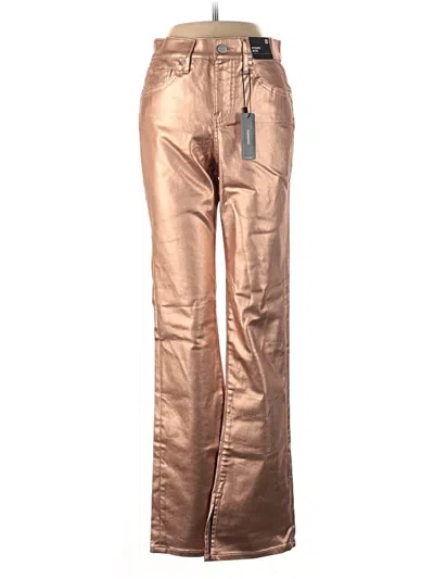 Pre-owned Express Casual Pants In Gold