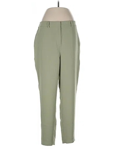Pre-owned Express Casual Pants In Green