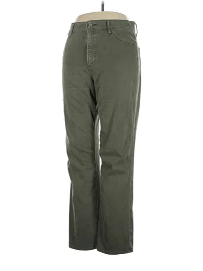 Pre-owned Express Casual Pants In Green