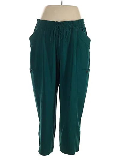 Pre-owned Express Casual Pants In Green
