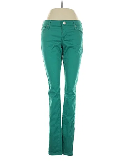 Pre-owned Express Casual Pants In Green
