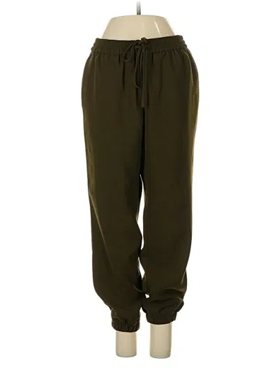 Pre-owned Express Casual Pants In Green