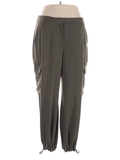 Pre-owned Express Casual Pants In Green