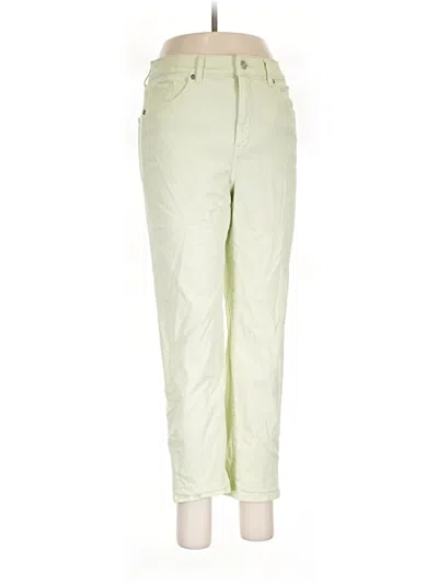 Pre-owned Express Casual Pants In Green
