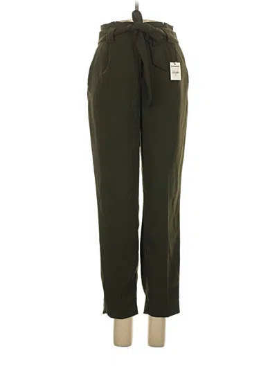 Pre-owned Express Casual Pants In Green