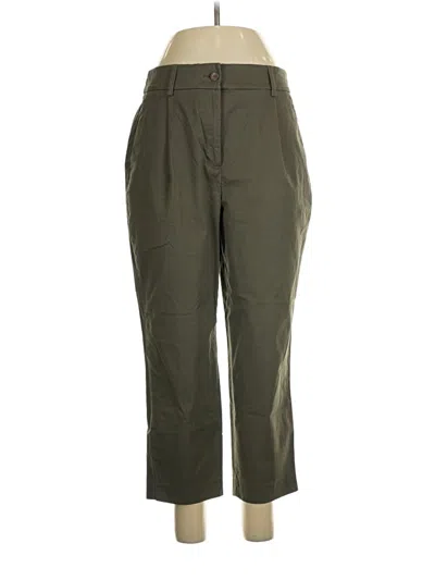Pre-owned Express Casual Pants In Green