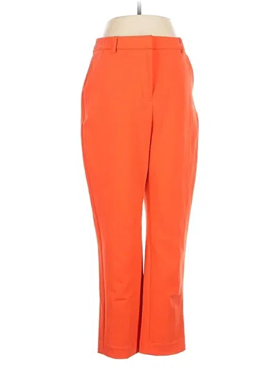 Pre-owned Express Casual Pants In Orange