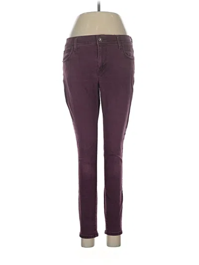Pre-owned Express Casual Pants In Purple
