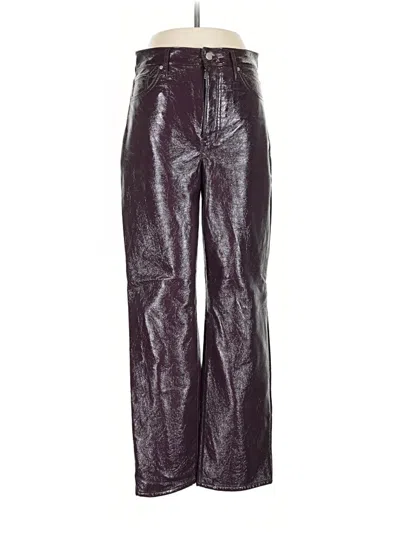 Pre-owned Express Casual Pants In Purple