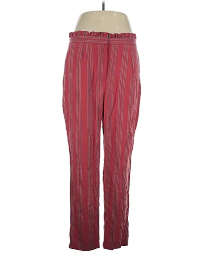 Pre-owned Express Casual Pants In Red