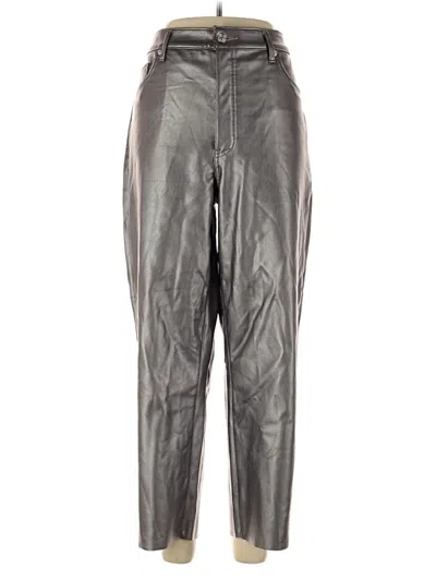 Pre-owned Express Casual Pants In Silver