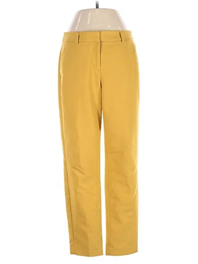 Pre-owned Express Casual Pants In Yellow