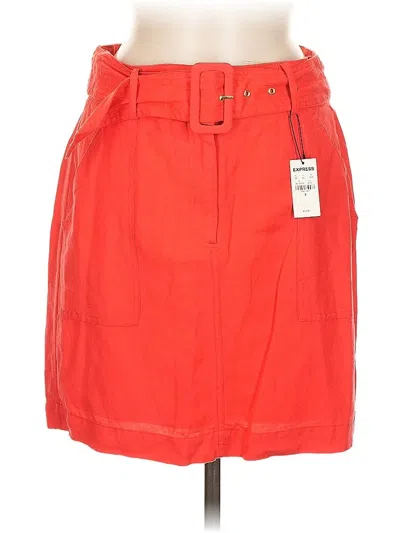 Express Casual Skirt In Animal Print