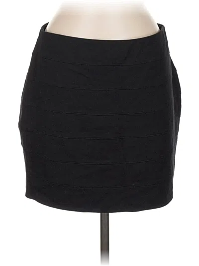 Pre-owned Express Casual Skirt In Black