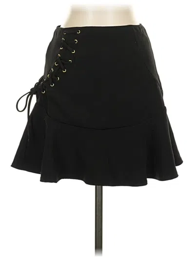 Pre-owned Express Casual Skirt In Black