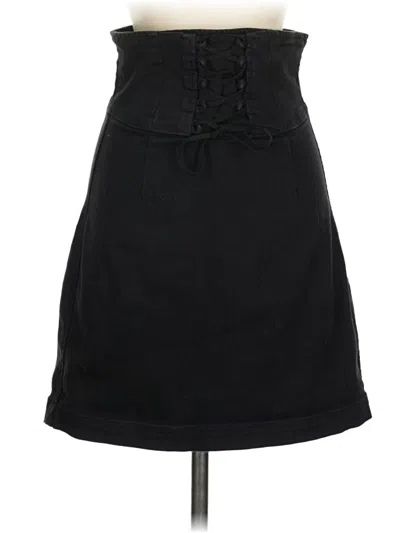 Pre-owned Express Casual Skirt In Black