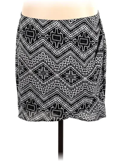 Pre-owned Express Casual Skirt In Black