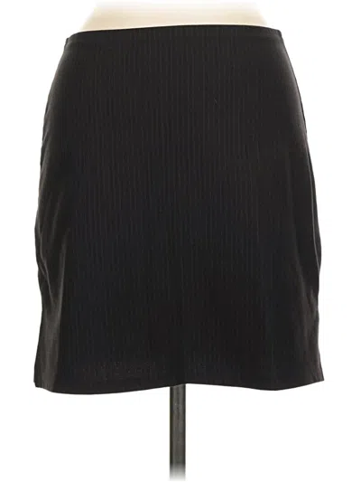 Pre-owned Express Casual Skirt In Black