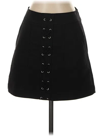 Pre-owned Express Casual Skirt In Black