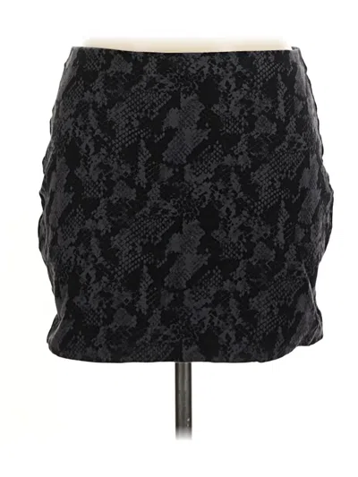Pre-owned Express Casual Skirt In Black
