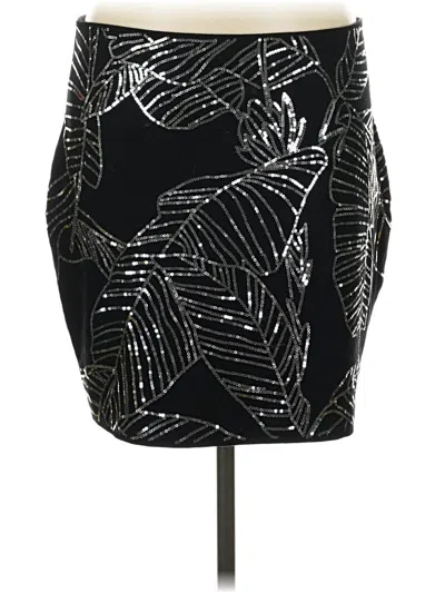 Pre-owned Express Casual Skirt In Black