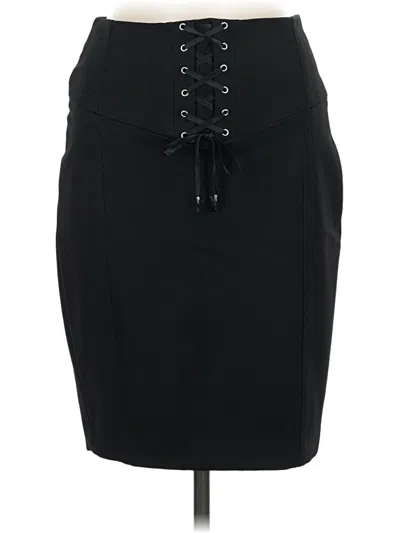 Pre-owned Express Casual Skirt In Black