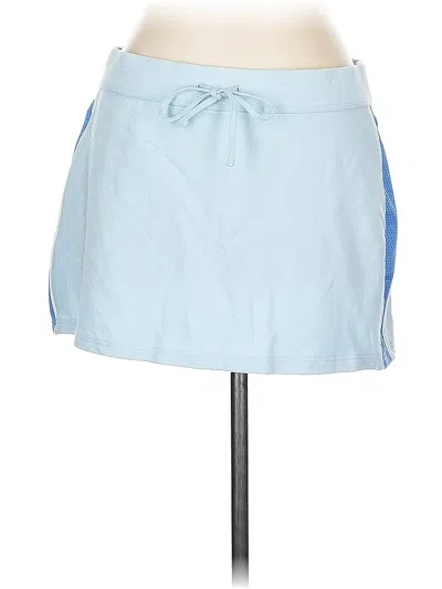 Pre-owned Express Casual Skirt In Blue