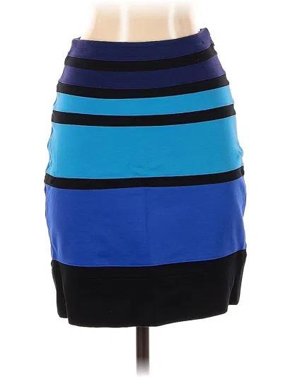 Pre-owned Express Casual Skirt In Blue