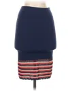 Express Casual Skirt In Blue