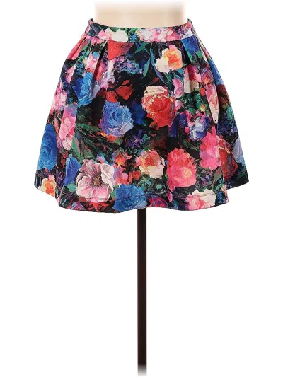 Pre-owned Express Casual Skirt In Blue