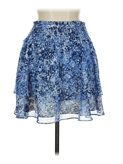 Pre-owned Express Casual Skirt In Blue