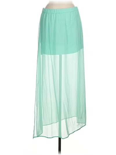 Pre-owned Express Casual Skirt In Blue