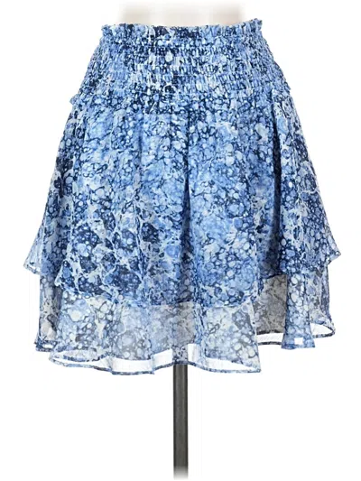 Pre-owned Express Casual Skirt In Blue