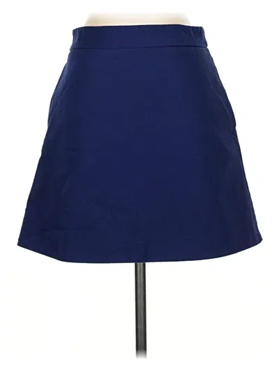 Pre-owned Express Casual Skirt In Blue