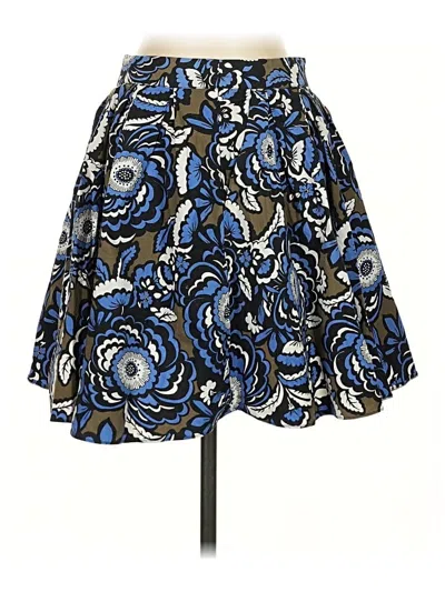 Pre-owned Express Casual Skirt In Blue