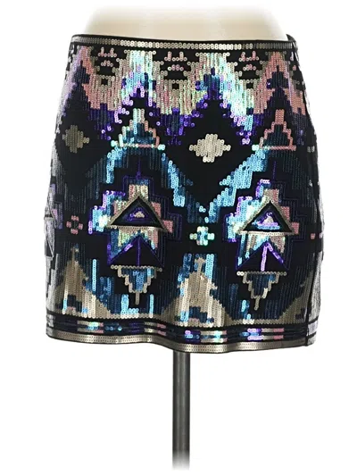 Pre-owned Express Casual Skirt In Blue