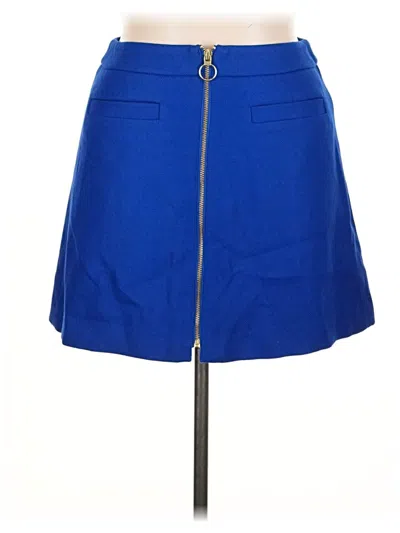 Pre-owned Express Casual Skirt In Blue