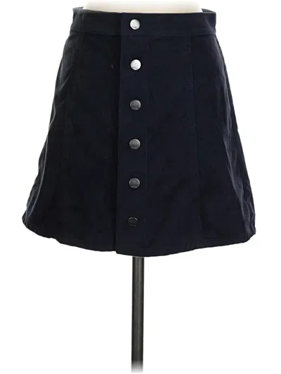 Pre-owned Express Casual Skirt In Blue