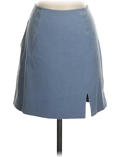 Pre-owned Express Casual Skirt In Blue