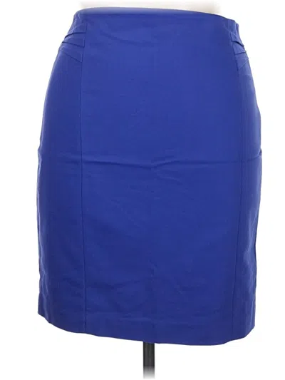 Pre-owned Express Casual Skirt In Blue