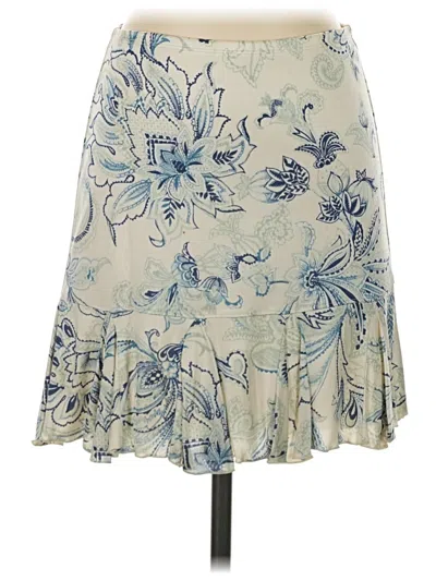 Pre-owned Express Casual Skirt In Blue