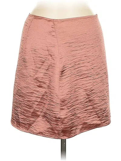 Pre-owned Express Casual Skirt In Brown