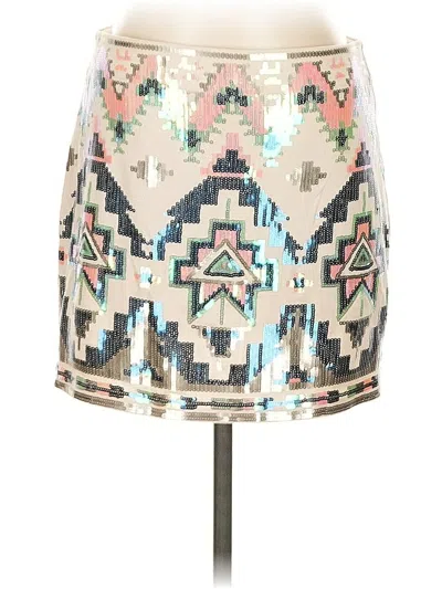 Pre-owned Express Casual Skirt In Brown