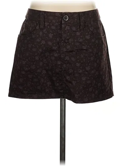 Pre-owned Express Casual Skirt In Brown