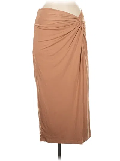 Pre-owned Express Casual Skirt In Brown
